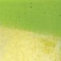 Bullseye Spring Green Transparent Rainbow Iridized Double Rolled - 90 COE