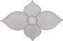 Stylized Flower Bevel Cluster