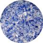 8.5 oz Cobalt Blue / White Opal Dual Tone Medium Frit - 96 COE