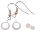 French Wire Silver Plated Earrings - 5 Pack