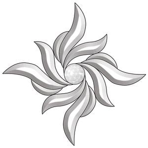 Pinwheel Bevel Cluster