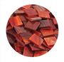 3/4 Red Opaque Stained Glass Chips - 48 Pieces