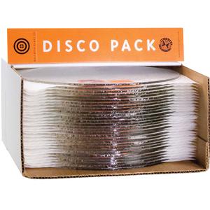 Bullseye Disco 30 Piece Pack 9" Clear Circles - 90 COE