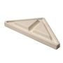 Delphi Studio Straight Edge Divided Triangular Plate Mold