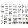 Inspiration Fun Black Enamel Decals