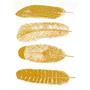 Gold Feather Decals