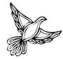 Soaring Dove Bevel Cluster