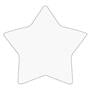 Oceanside Clear 7-3/4 Pre-Cut Star 3 Pack - 96 COE