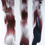 Bullseye Reactive Cloud and Light Aqua Blue Infusion Glasscadia Double Rolled - 90 COE