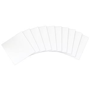 8" Clear Glass Squares 10 Pack - 96 COE