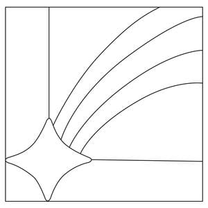 Free Shooting Star Pattern | More Delphi Glass