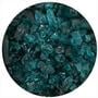 5 Oz Bullseye Peacock Blue Transparent Coarse Frit - 90 COE