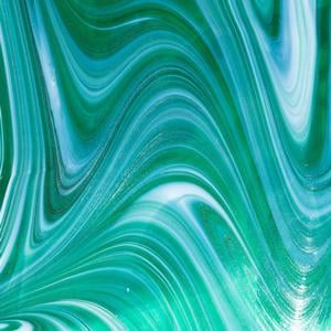 24" x 24" Oceanside Aurora Fusers Reserve Swirl - ...