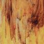 Uro Indian Corn, White with Orange, Yellow and Dark Red Radium Ripple