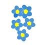 Forget-Me-Not Pre-Cut - 96 COE