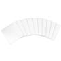6 Clear Glass Squares 10 Pack - 90 COE