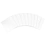 6 Clear Glass Squares 10 Pack - 96 COE