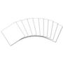 4 White Glass Squares 10 Pack - 90 COE