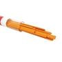 Bullseye Orange Opal Ribbons, 4 mm - 90 COE