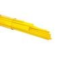 Bullseye Sunflower Yellow Opal Striker Ribbons, 4 mm - 90 COE
