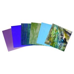 Kokomo Clear Ripple Stained Glass Sheets
