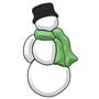 Jill Snowman Bevel Cluster